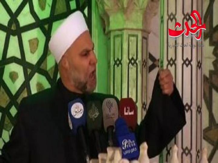 وزارة الأوقاف تعزل خطيب الجامع الأموي مأمون رحمة