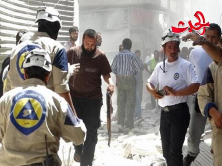 إدلب: إرهابيو “النصرة” و”الخوذ البيضاء” يحضرون مسرحية حول استخدام الكيميائي