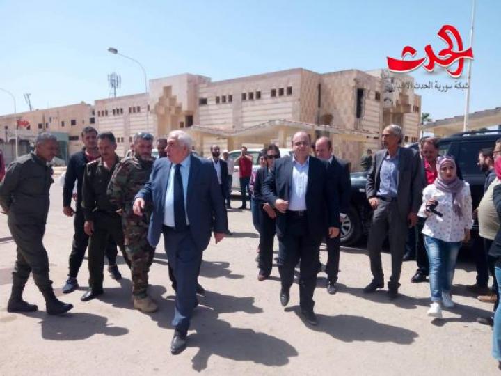 وفد وزاري يزور درعا ويلتقي بالمعنيين فيها.. خليل: تلبية متطلبات الإقلاع بالعملية التنموية