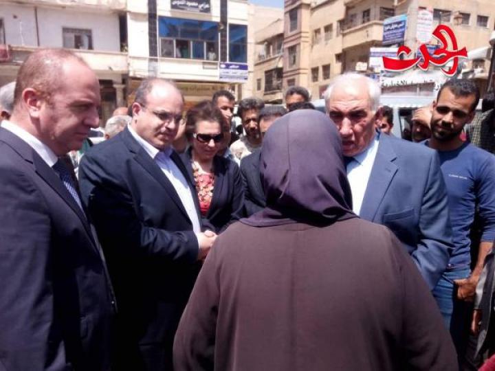 وفد وزاري يزور درعا ويلتقي بالمعنيين فيها.. خليل: تلبية متطلبات الإقلاع بالعملية التنموية