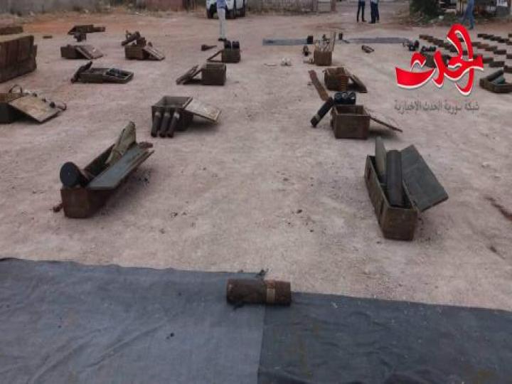 العثور على اكبر مستودع للاسلحة بالقنيطرة للمجموعات المسلحة