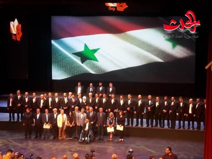 وزارة الإعلام تحيي حفلا فنيا بمناسبة عيد التلفزيون ال 59 عرض فني باستخدام ١٧ نوعا فنيا بصريا