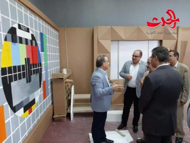 المهندس خميس يطلع بشكل موسع على مدينة المعارض و التحضيرات النهائية لانطلاق الدورة 61 