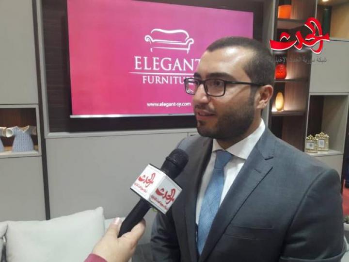 جناح شركة إليغانت للمفروشات.. إقبال كبير واهتمام واسع بمنتجاتها