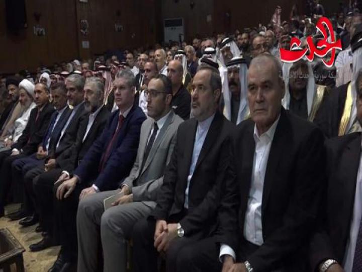 بحضور رسمي و دبلوماسي و إعلامي كبير اختتام انطلاق فعاليات مؤتمر المبادرة الأهلية للمصالحات الوطنية بدمشق بحضور رسمي و دبلوماس