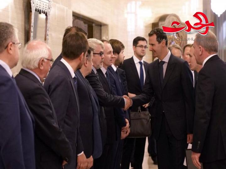 وفد روسي رفيع يصل إلى دمشق ..