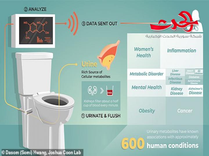مرحاض ذكي يفحص البول ويكشف الأمراض