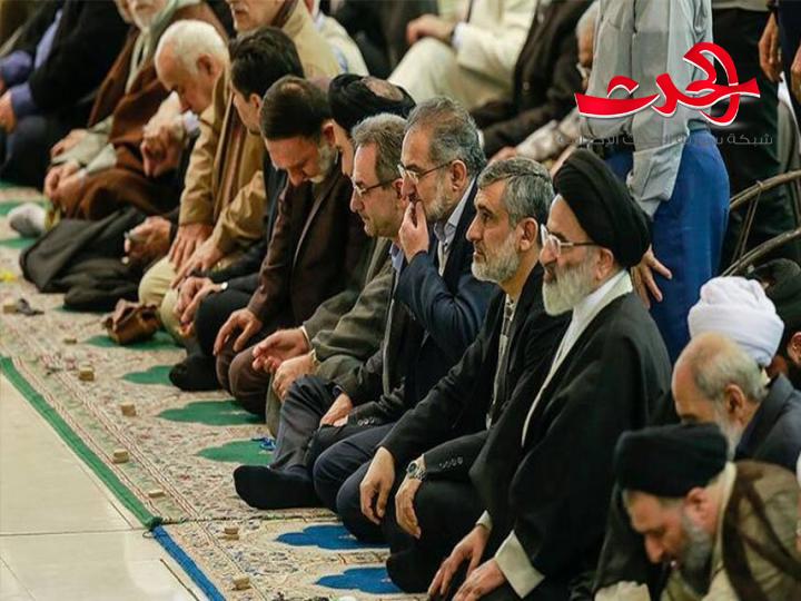 العميد حاجي زادة في أول ظهور له بعد أنباء استشهاده في سورية