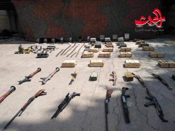 العثور على مستودع أسلحة بمدينة جاسم  بريف درعا الشمالي