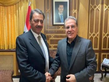 وزير العدل يستقبل نقيب المحاميين في سورية وأعضاء مجلس النقابة الجديد 