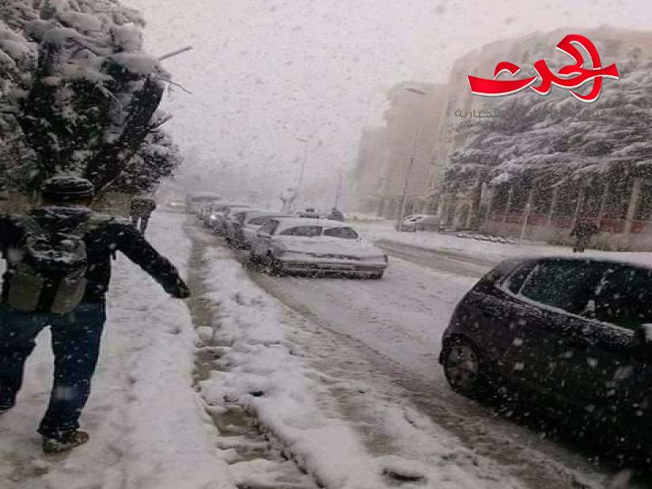 الأرصاد: البلاد تتأثر بمنخفض قطبي المنشأ و ثلوج على اعلى من 1000 متر