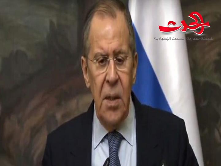 لافروف: الإرهابيون المنتشرون في إدلب يواصلون استفزازاتهم واعتداءاتهم ويجب القضاء عليهم