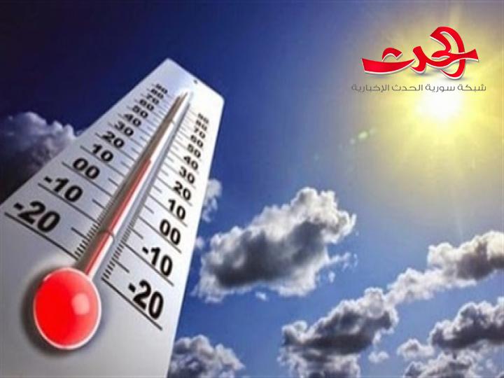 أمطار في بعض المحافظات أغزرها 35 مم في الحسكة والحرارة إلى ارتفاع