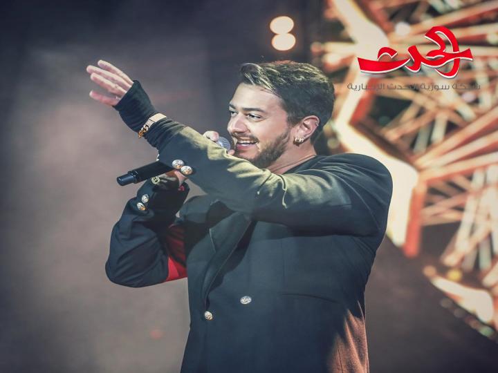 سعد لمجرد يسقط واعضاء فرقته من على المسرح.. فما هي حجم الاصابة؟