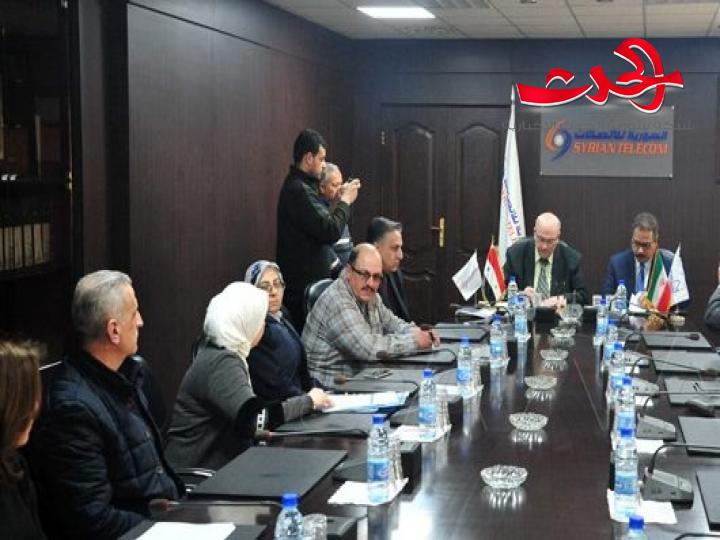 عقد شراكة بين السورية للاتصالات وشركة ايرانية