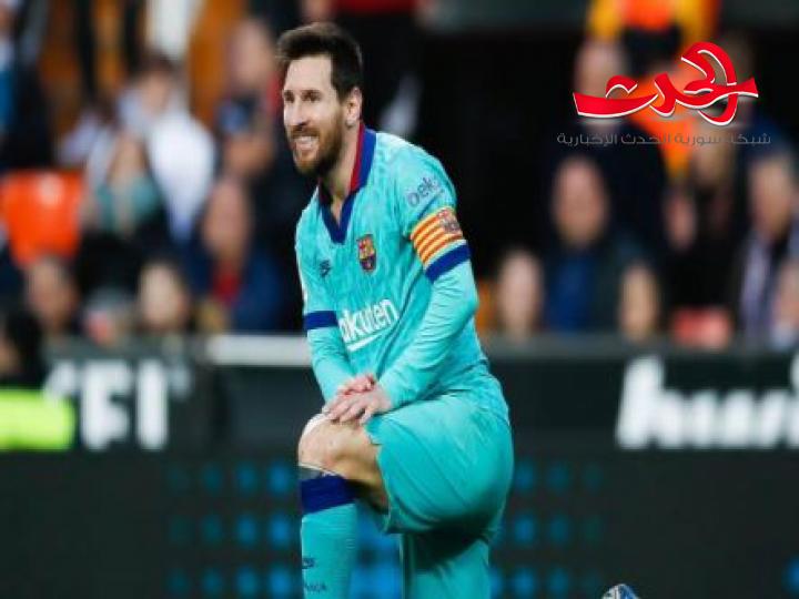 ميسي يشارك في المباريات مصابا؟!