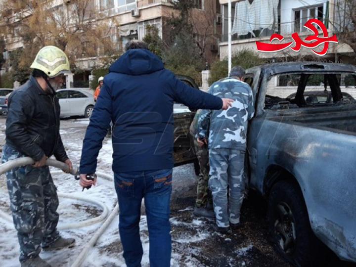 انفجار عبوة ناسفة في المزة قرب صالة الجلاء