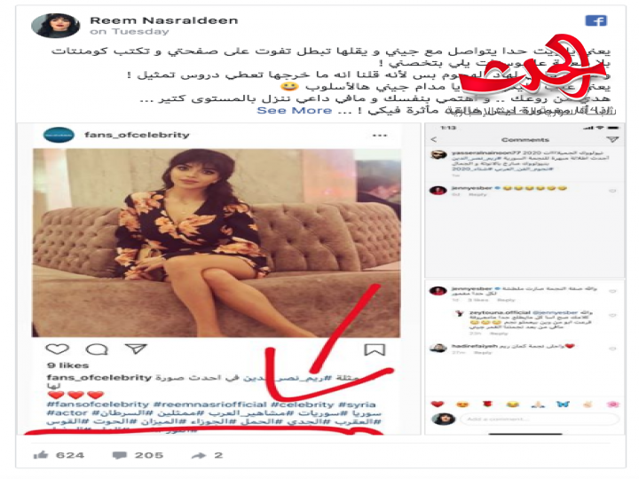 جيني اسبر وريم نصر الدين تهاجمان بعضهما على مواقع التواصل الاجتماعي