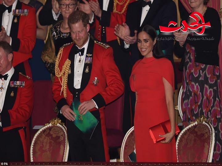 هاري وميغان في آخر مهامهما الملكية