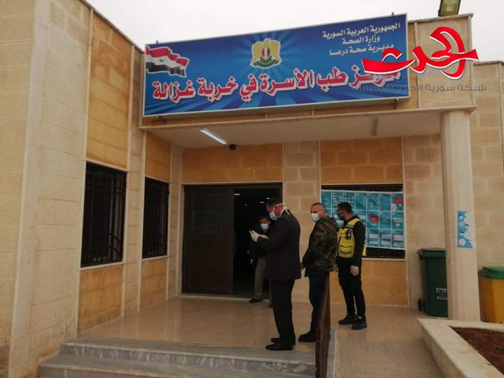 وزير الدولة للمنطقة الجنوبية يتفقد جاهزية مراكز الحجر الصحي بدرعا