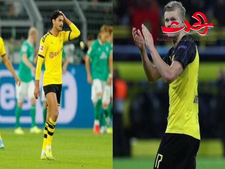 دورتموند يعلن إنتهاء موسم لاعبه السوري محمد داوود