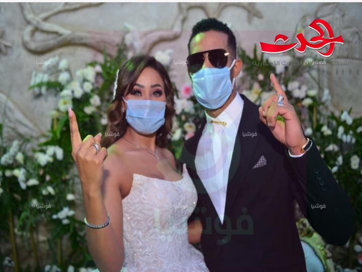 شاهد بالصور حفل زفاف شقيقة محمد رمضان التي احتجزت الشرطة عريسها في تلك الليلة
