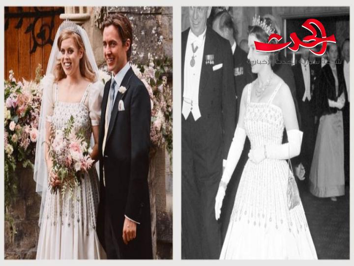 بفستان عتيق وتاج عمره 100 عام.. هذه تفاصيل زفاف الأميرة بياتريس