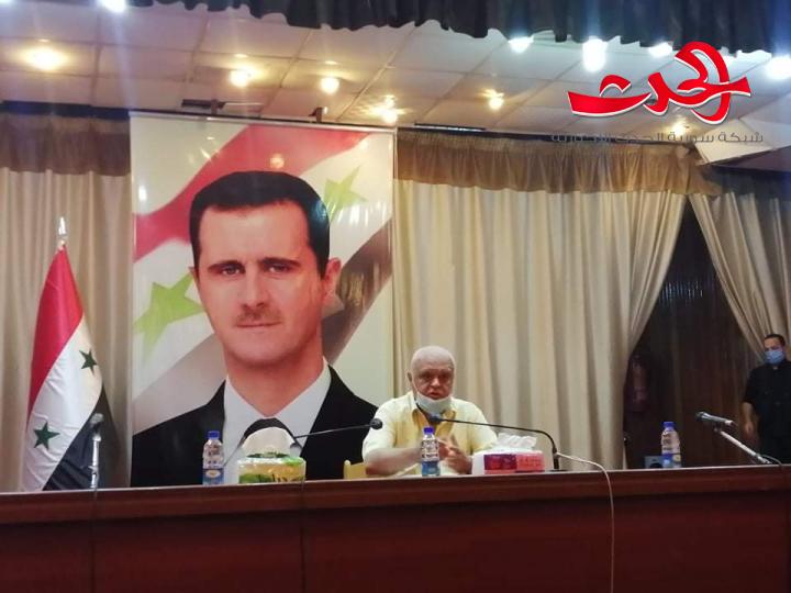 محافظ درعا يلتقي الكوادر الإعلامية بمحافظة درعا