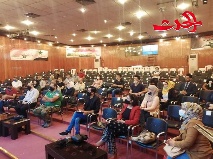 محافظ درعا يلتقي الكوادر الإعلامية بمحافظة درعا