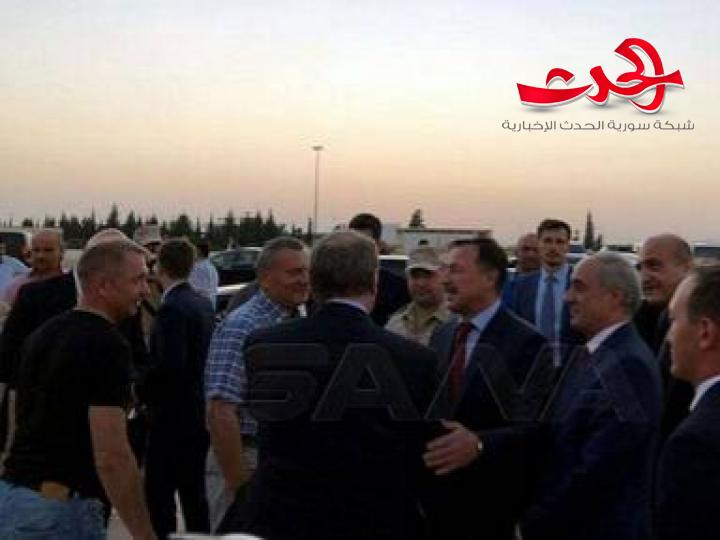 وفد روسي رفيع برئاسة بوريسوف يصل دمشق