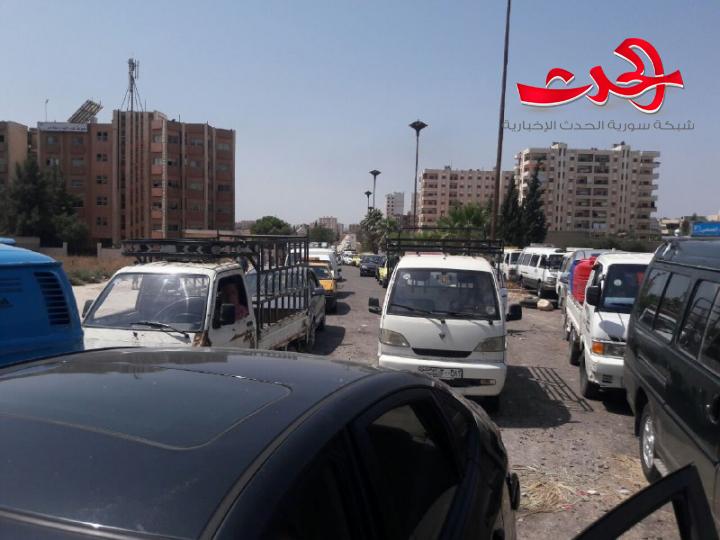 تخفيض عدد الطلبات يزيد أزمة البنزين في حمص