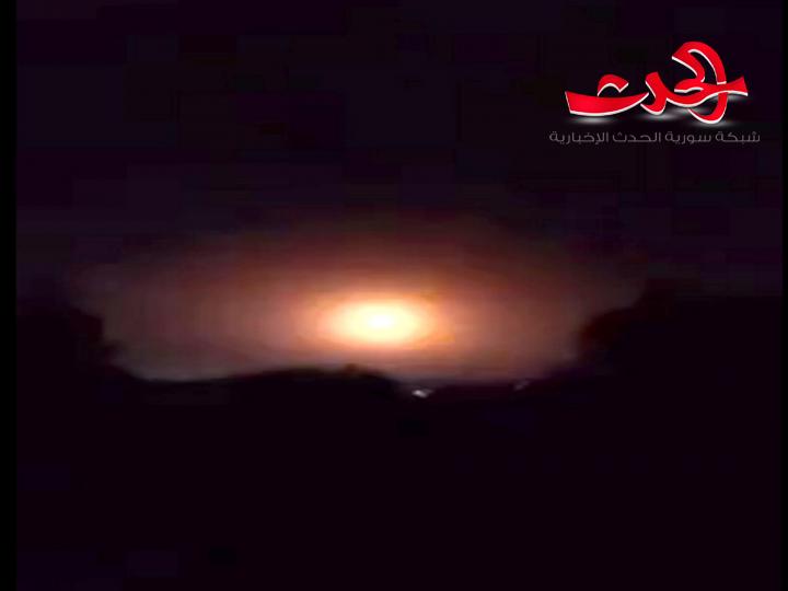 وسائط الدفاع الجوي تتصدى لهجوم اسرائيلي على محيط حلب 