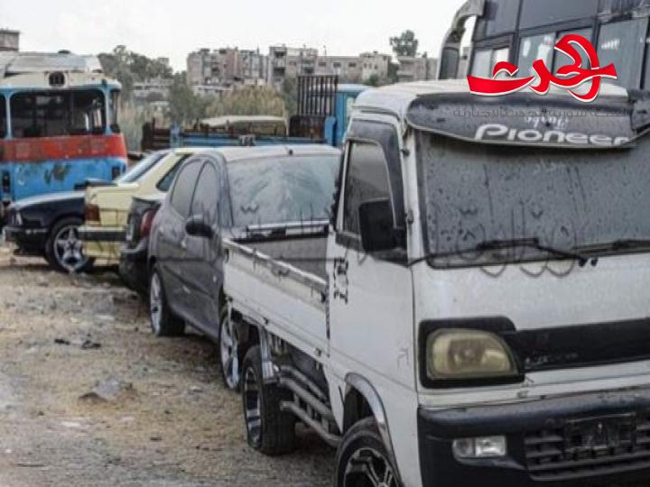 ضبط 130 سيارة مذاع البحث عنها في دمشق
