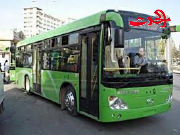 محافظة دمشق تزيد عدد باصات النقل الداخلي على الخطوط التبادلية