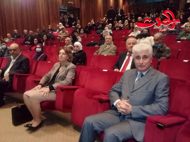 وزارة الثقافة تكرّم الفائزين في مسابقات الهيئة العامة للكتاب في قاعة المحاضرات في مكتبة الأسد