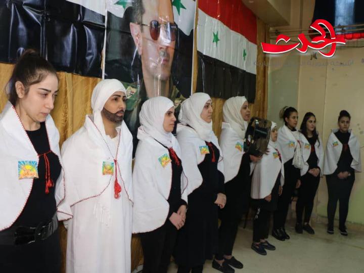 فعالية فنية متنوعة للمركز الثقافي في سجن عدرا المركزي ضمن احتفالية أيام الثقافة السورية