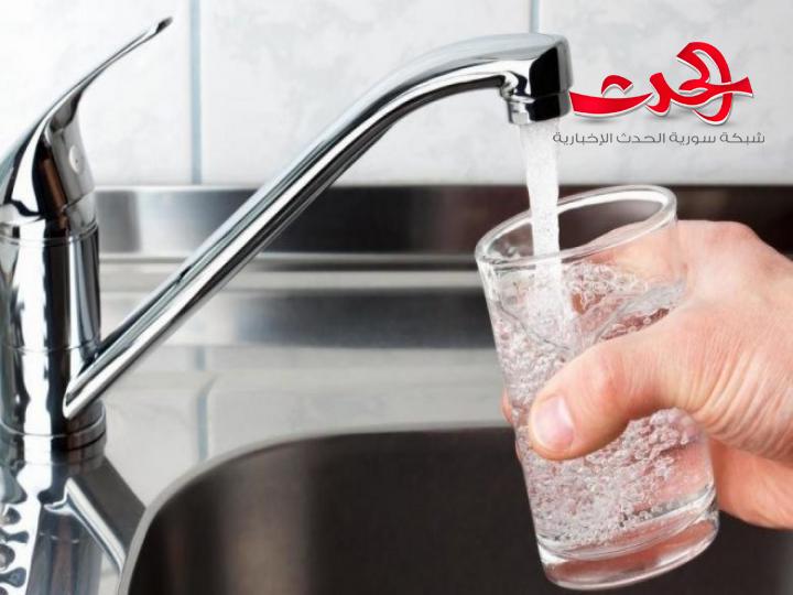 مياه شرب درعا ترفع نصيب الفرد الى 100 لتر يوميا