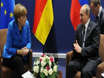 قمة روسية ألمانية تبحث قضايا عدة منها الأزمة في سورية