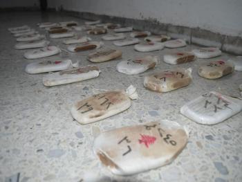 القبض على مروجي مخدرات بحوذتهما حوالي 20 كيلو من الحشيش في حمص
