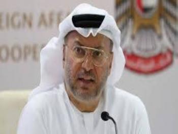 وزير إمارتي يؤكد ضرورة دعم سورية عربيا لمواجهة الاحتلال التركي لإدلب