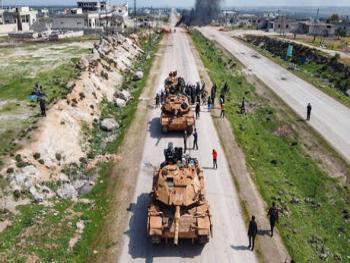 مقتل جندي تركي على طريق ال ام 4 في ريف ادلب