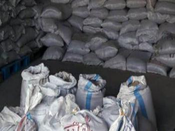 التجارة الداخلية في حمص تضبط مركز بيع أعلاف يستخدم القمح في الخلطات العلفية