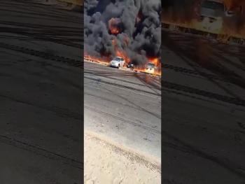  حريق ضخم في طريق القاهرة الإسماعيلية.. والحكومة تققر التعويض على المتضررين