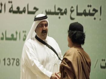 معارض قطري ينشر تسجيلا بين معمر القذافي والحمدين القطريين ضد السعودية