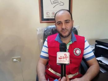 الهلال الأحمر يطلق المرحلة الأولى لتأهيل 8 خزانات بيتونية بريف درعا