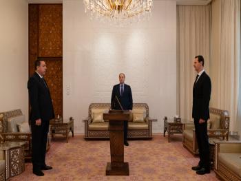 أمام الرئيس الأسد.. ديوب يؤدي اليمين القانونية سفيراً لسورية لدى إيران