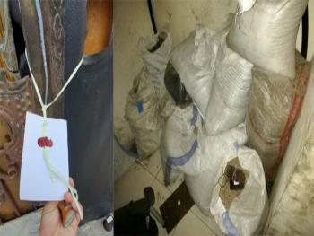 مواد فاسدة بالاطنان في معامل ريف دمشق ومحلاتها
