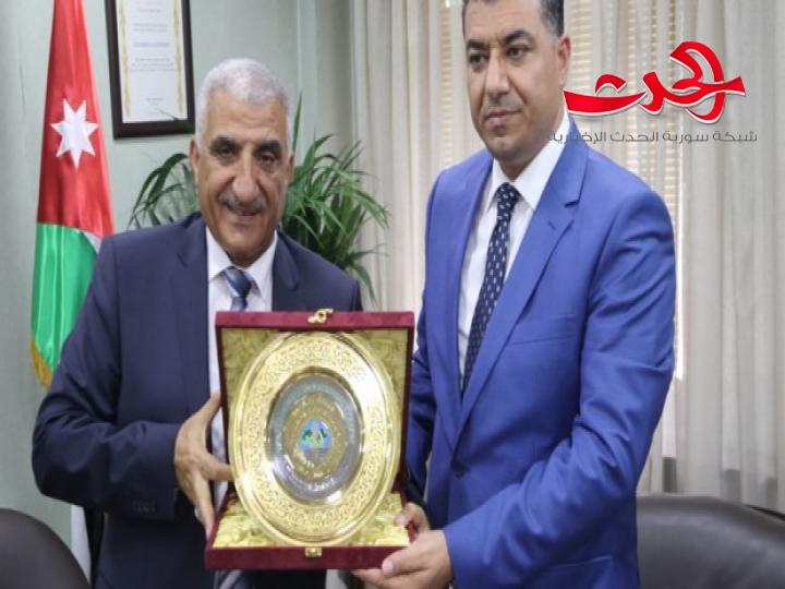 وزير الزراعة الأردني ومدير عام أكساد يبحثان واقع القطاع الزراعي بين البلدين