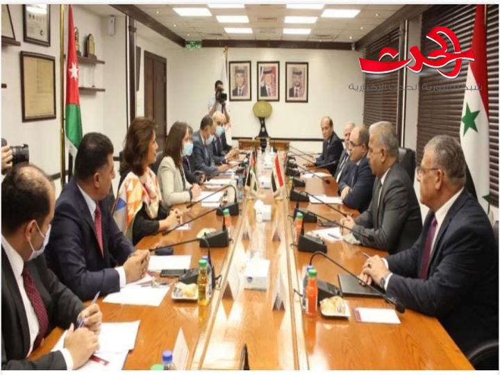 اجتماعات وزارية سورية أردنية في عمان بهدف تنشيط التعاون الاقتصادي