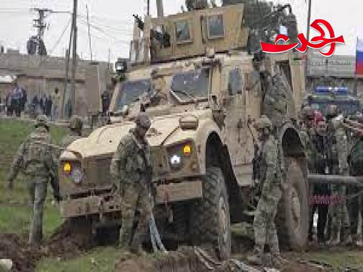 الجيش السوري يمنع رتلاً للاحتلال الأمريكي من دخول قرية بريف الحسكة